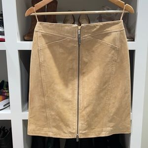 NWT - Mango leather skirt